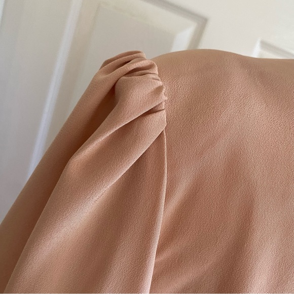 EUC vintage Christian Dior Dusty rose, pull over puff sleeved blouse - Picture 6 of 12